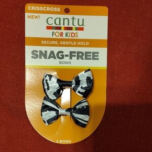 Kids Snag-Free Bows - Black and White